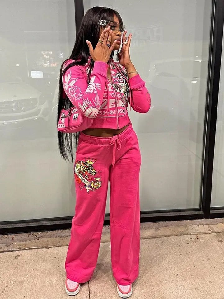 Graphic Two Piece Sweats