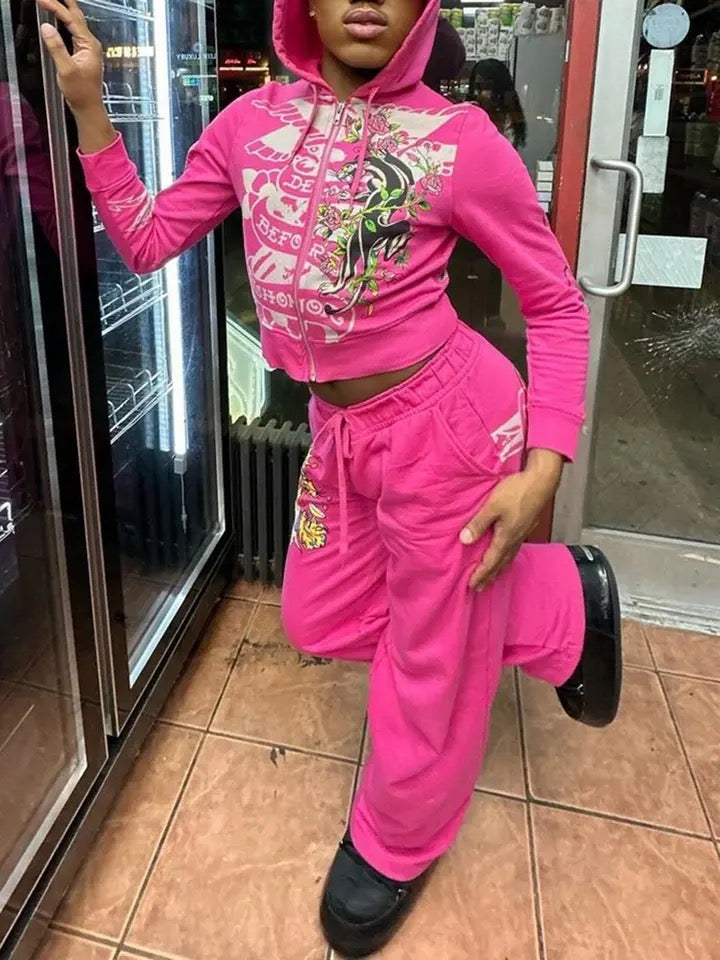 Graphic Two Piece Sweats