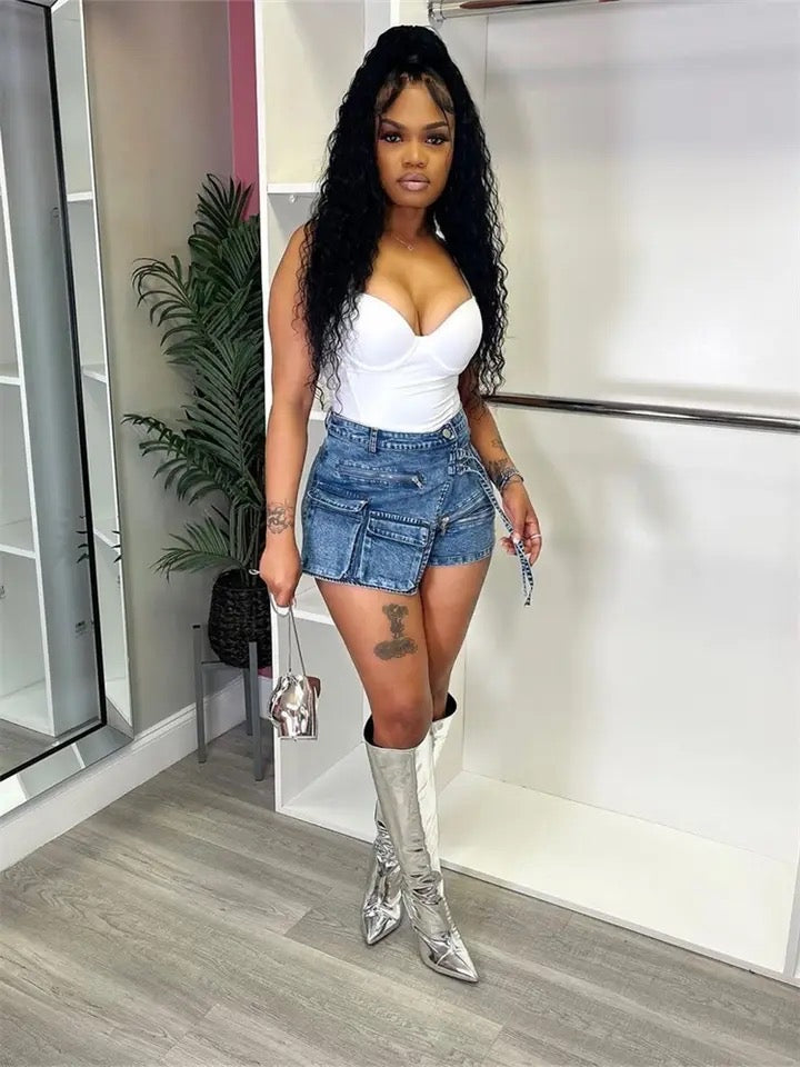 Y2K Denim Shorts