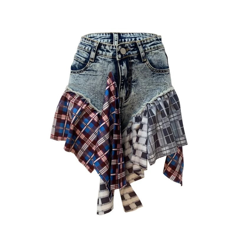 High waist Denim Shorts