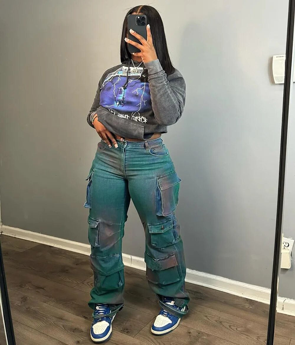 Tie & Dye Cargo Pants