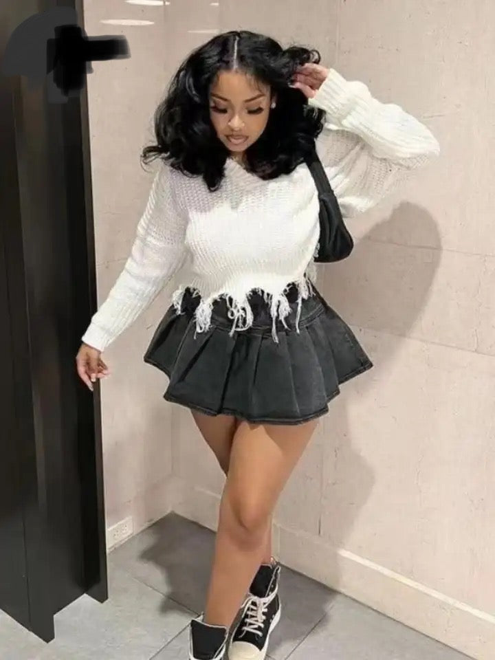 2yk Jeans Skirt