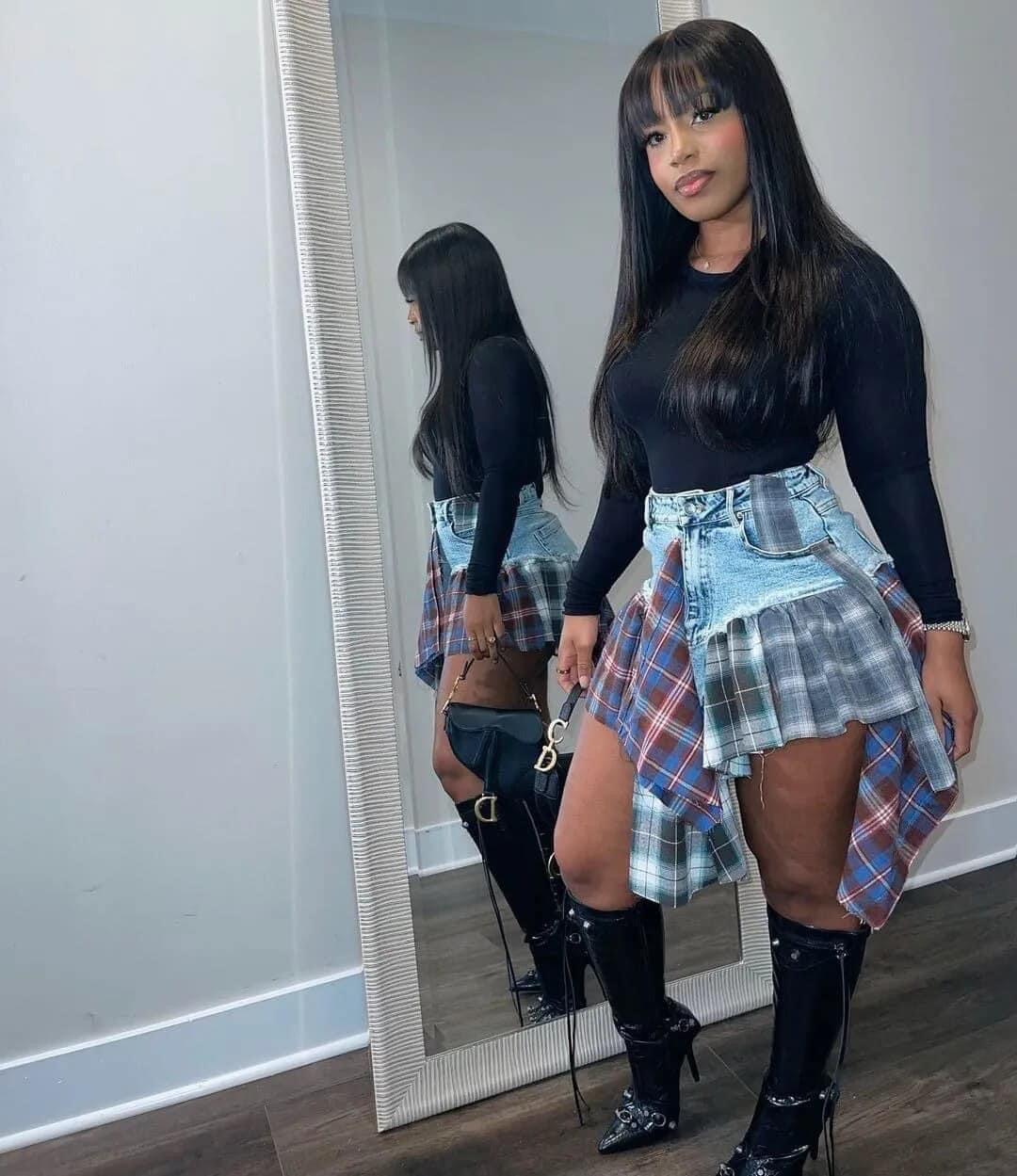 Denim Shirt/Shorts