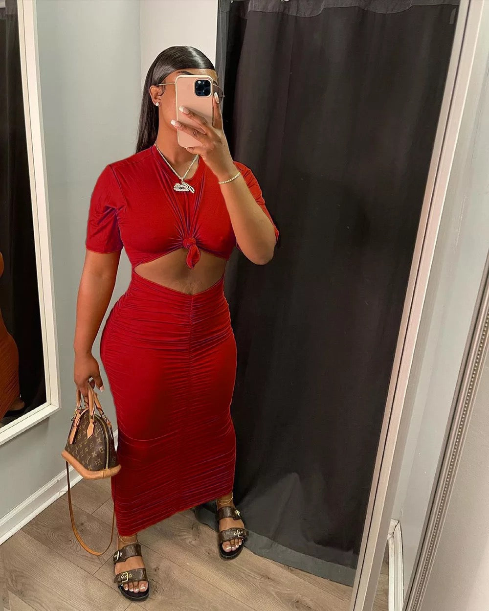 Look Back Maxi Dress Set