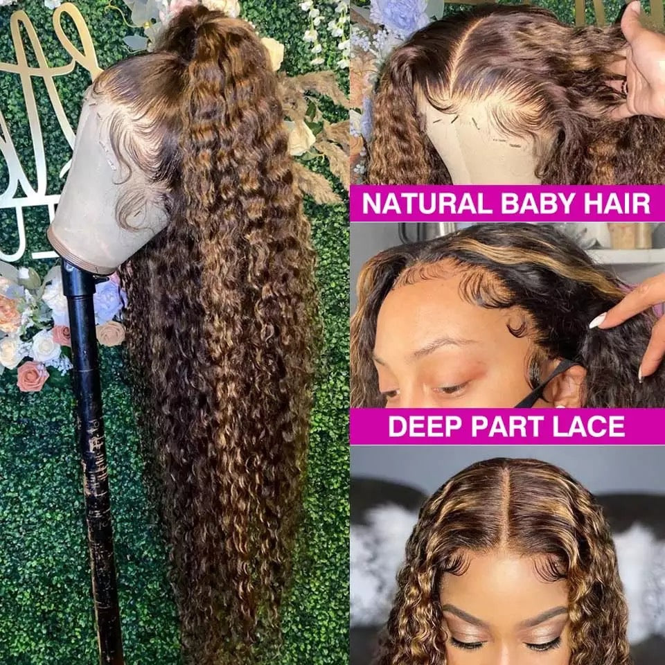 Deep Wave Frontal Wigs