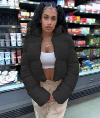Fur puffer