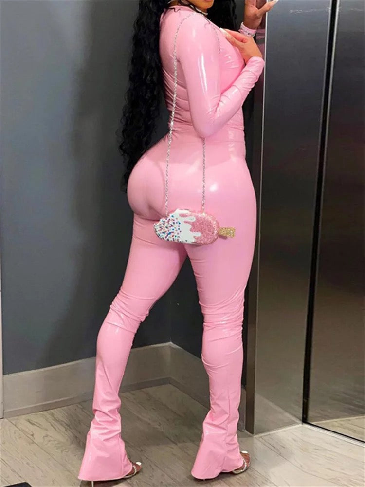 Silk Pants Set