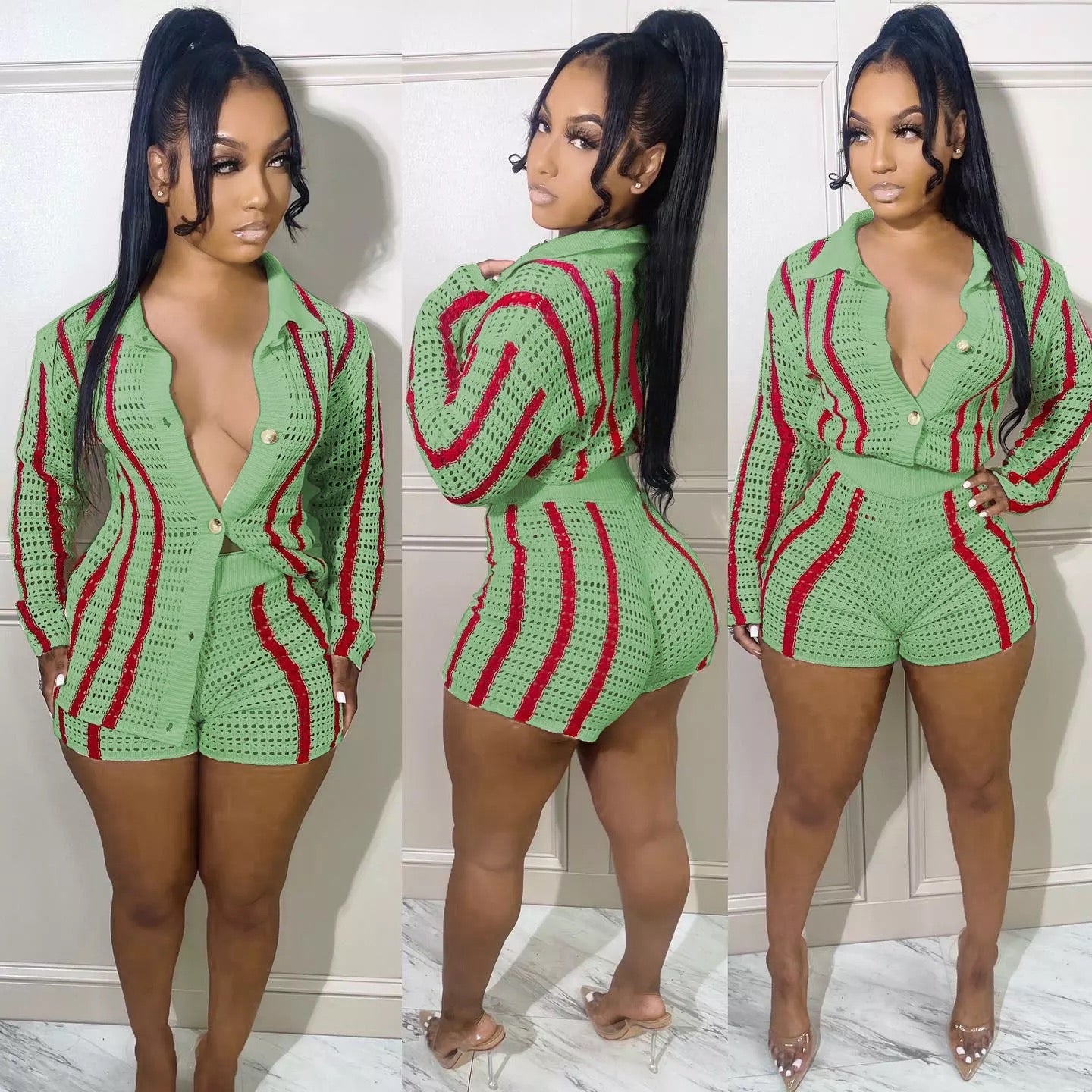 Cardigan Knitted Set