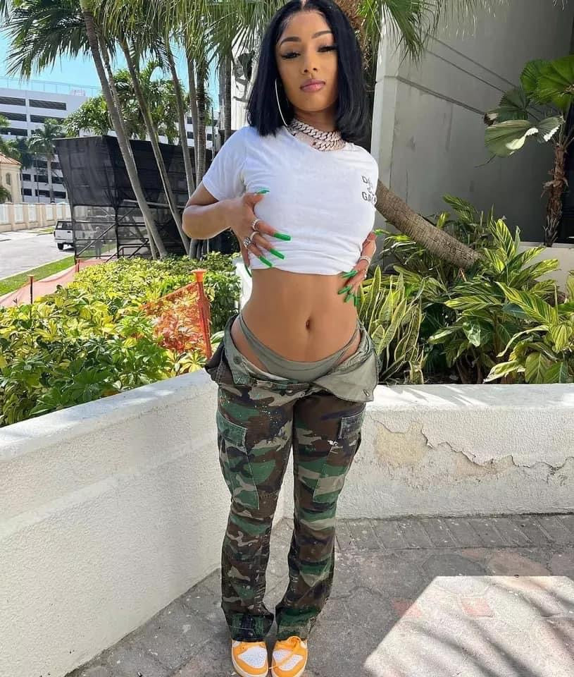 Camouflage High Waist Pants