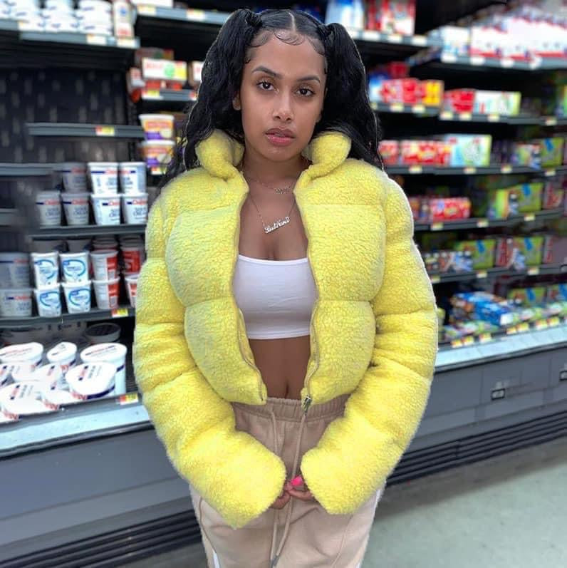 Fur puffer