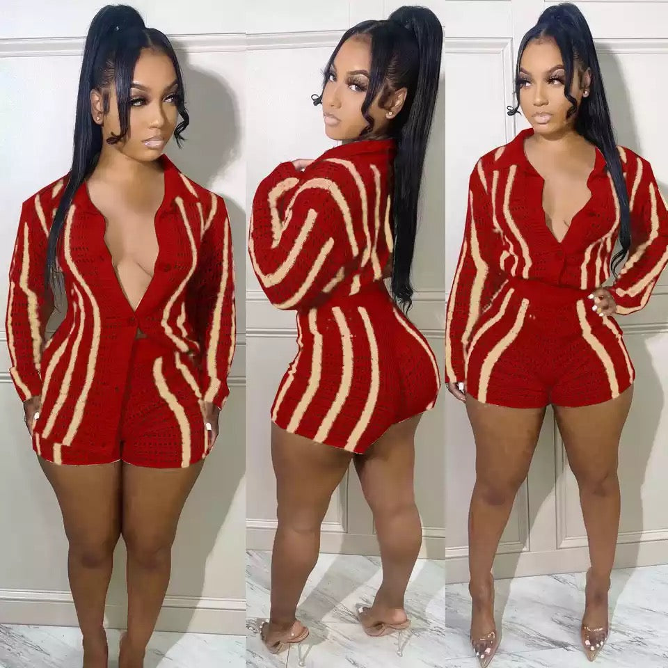 Cardigan Knitted Set