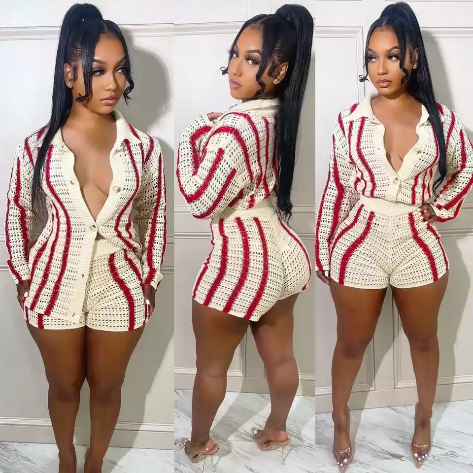 Cardigan Knitted Set