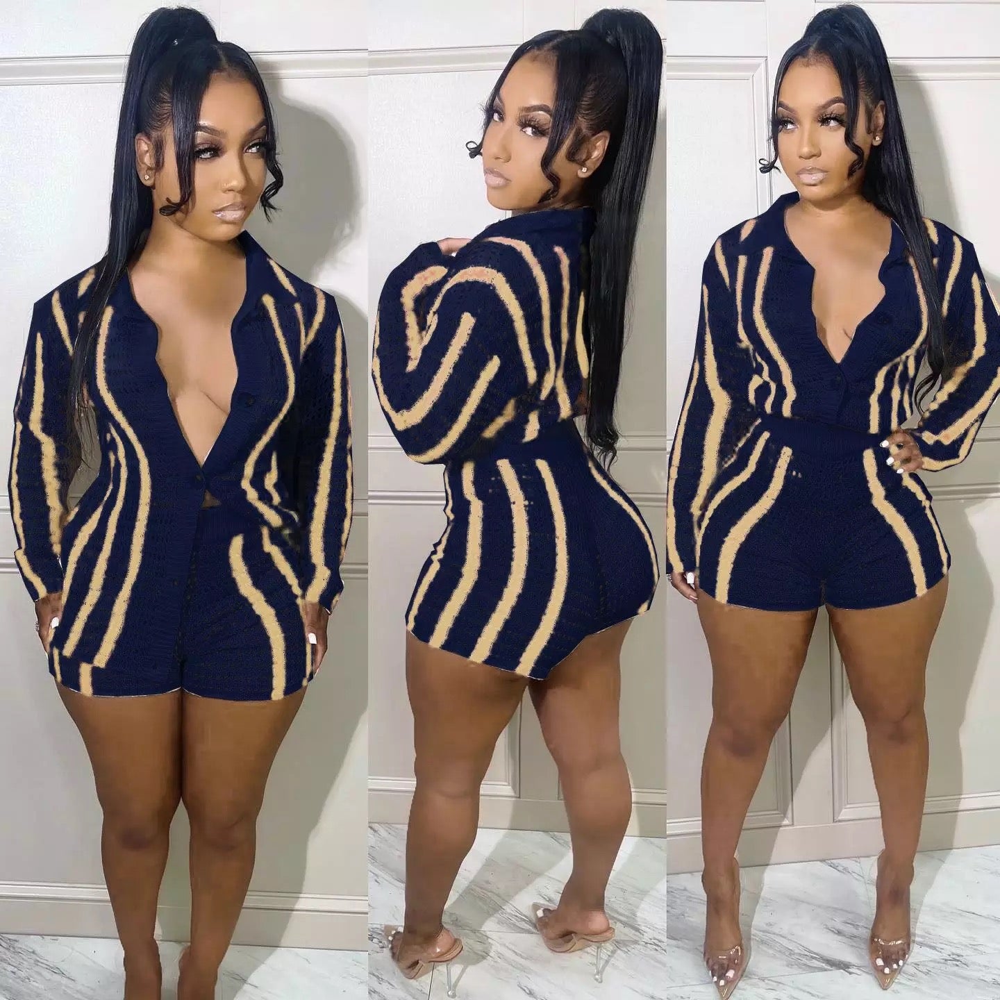 Cardigan Knitted Set