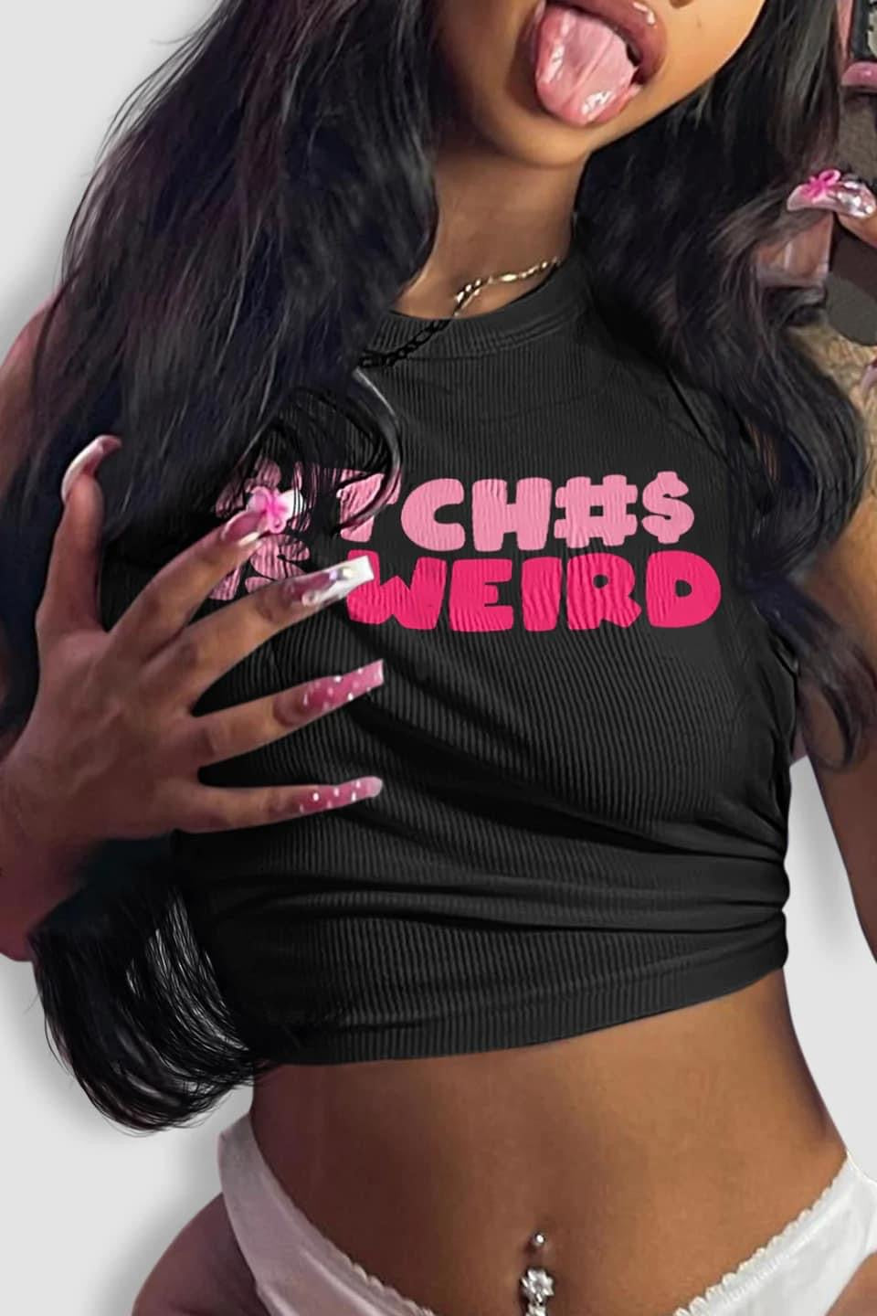 Btc Is Weird Crop Top