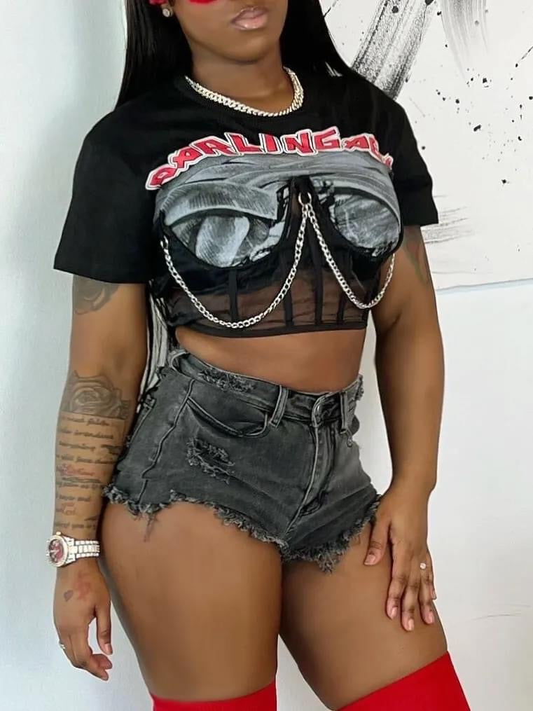 Corset Crop Top