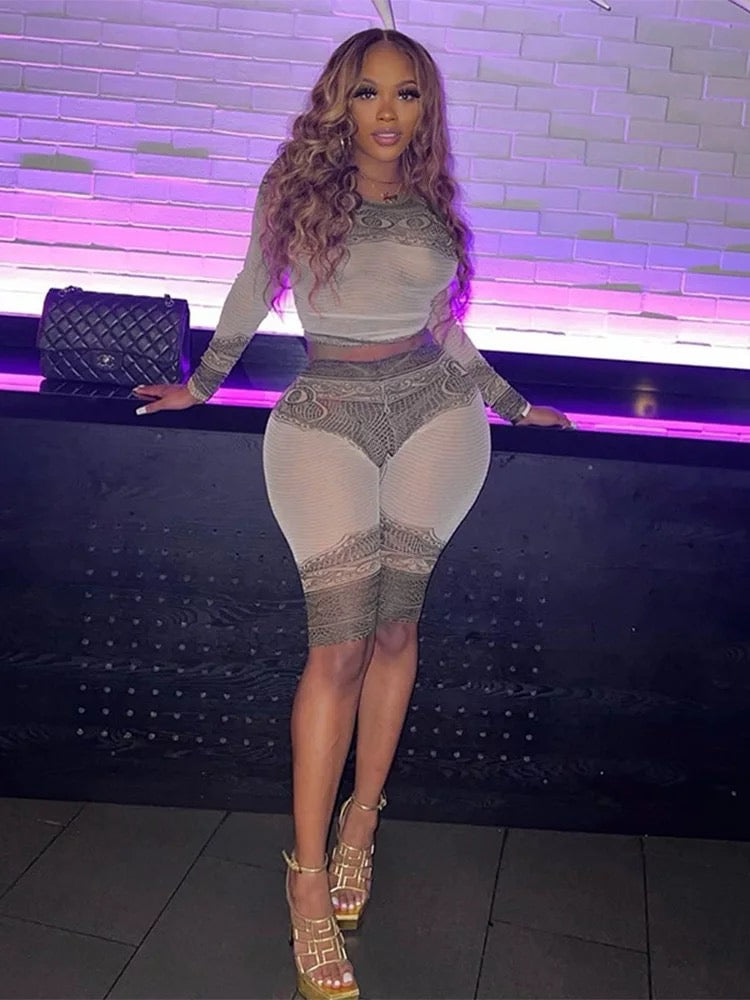 See Through Gal Set