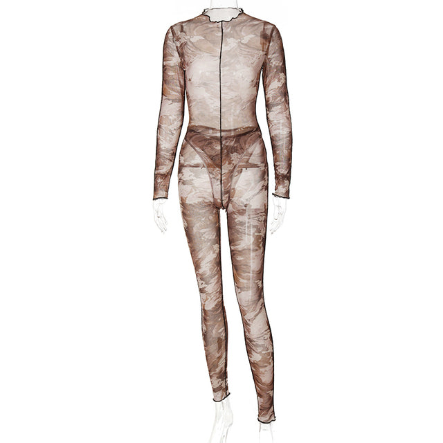 Light As A Feather Mesh Long Robe