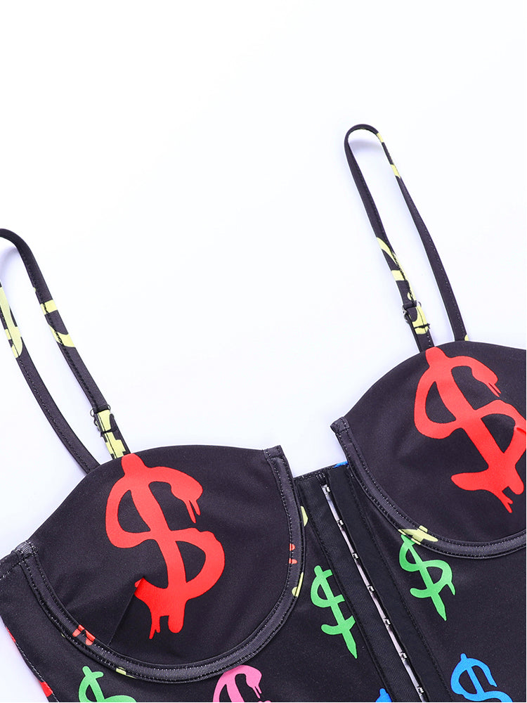 Valley Girl Denim Skirt Set