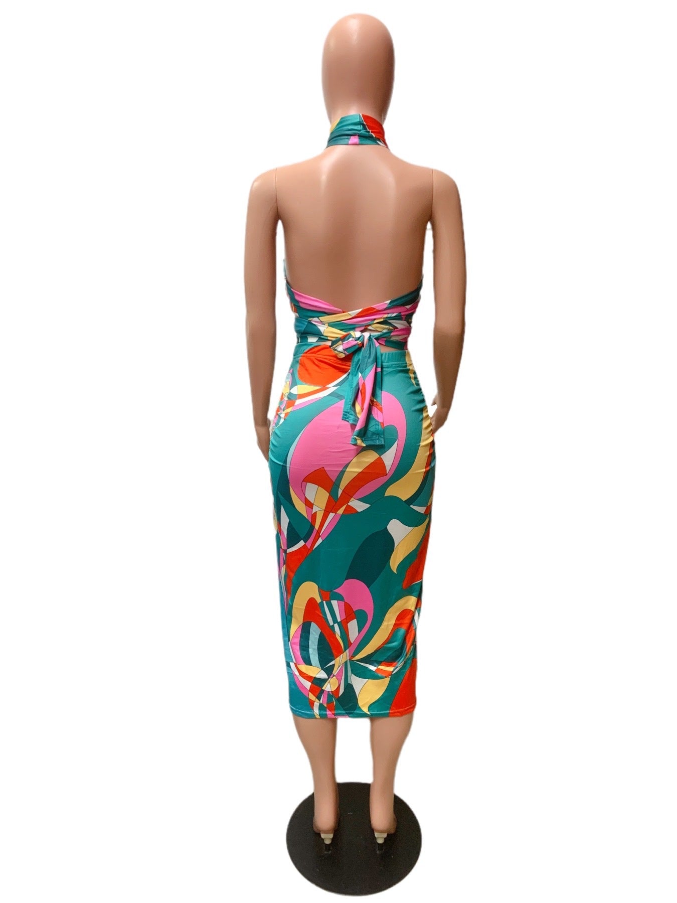 Slay All Day Ruched Skirt Set