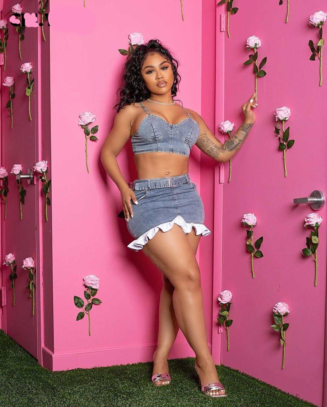 It's A Match Skirt Set