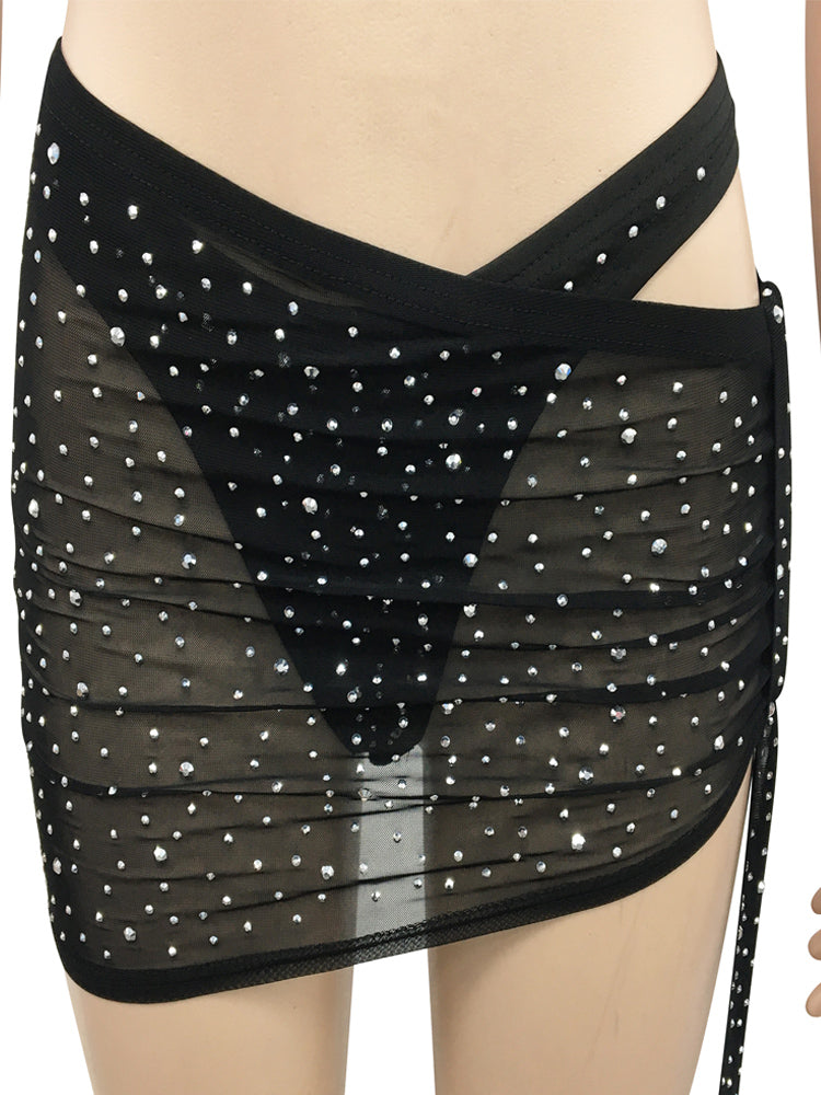 Slay All Day Ruched Skirt Set