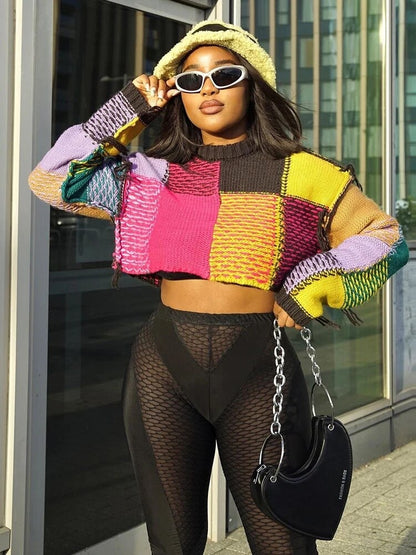 Knitted Crop top Sweater